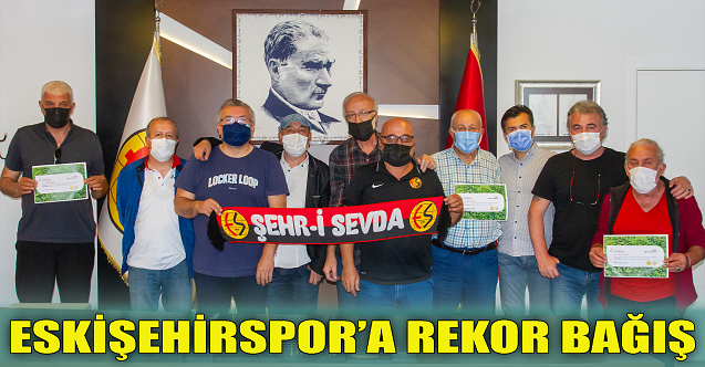 Eskişehirspor'a rekor bağış