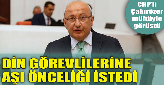 Utku Çakırözer din görevlilerine aşı önceliği istedi!