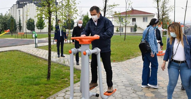 Başkan Ataç parkta