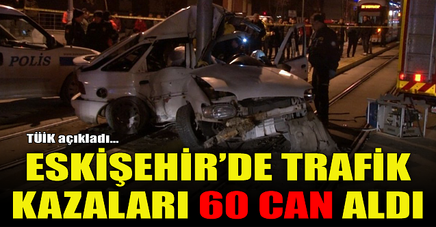 Eskişehir'de trafik kazaları 60 can aldı