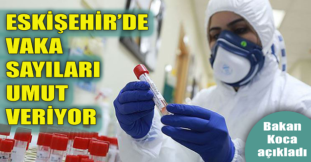Eskişehir'de vaka sayısı umut veriyor