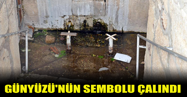 Günyüzü'nün sembolu çalındı