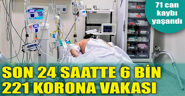 Son 24 saatte 6 bin 221 korona virüs vakası!