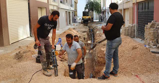 Batıkent'teki içme suyu hattı yenilendi