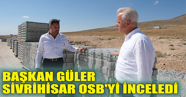 Başkan Güler, Sivrihisar OSB'yi inceledi