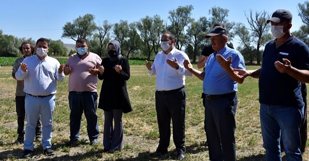 İnönü'de tarımsal faaliyetler için kurban kesildi