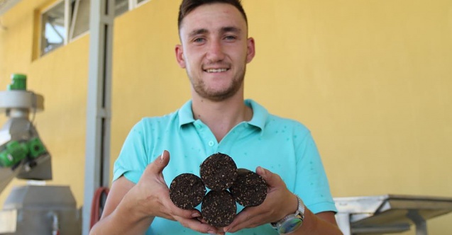 Yağdan kalan artıkla kömür üretti