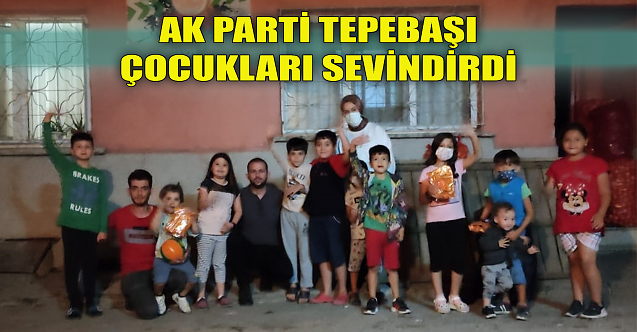 AK Parti Tepebaşı çocukları sevindirdi