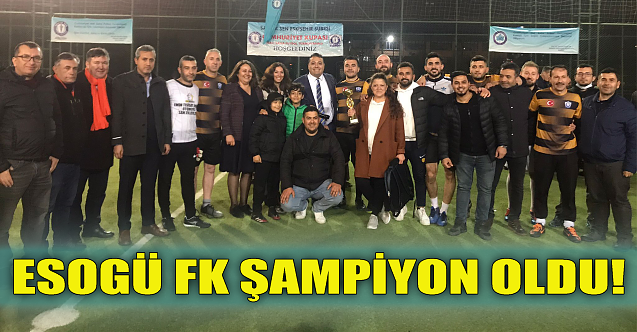 ESOGÜ FK şampiyon oldu