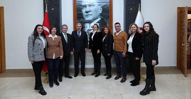 Eskişehir'de ziraat mühendisleri Vali Erol Ayyıldız ile görüştü