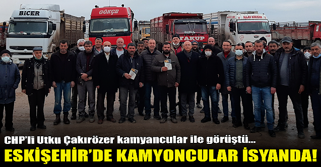Eskişehir'de kamyoncular isyanda: Batıyoruz!