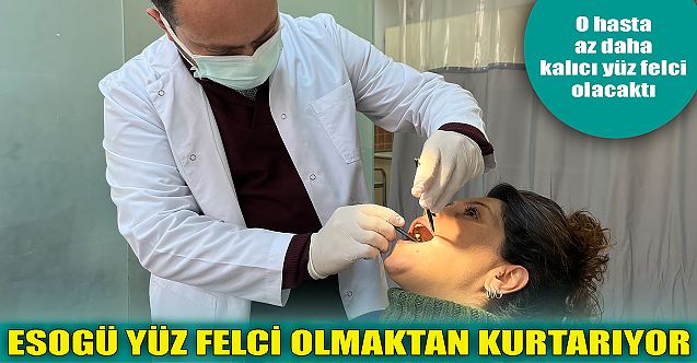ESOGÜ yüz felci olmaktan kurtarıyor!
