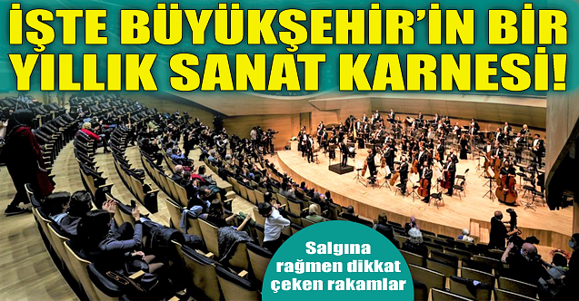 İşte Büyükşehir'in bir yıllık sanat karnesi!