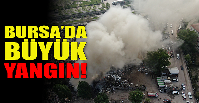 Bursa'da büyük yangın!