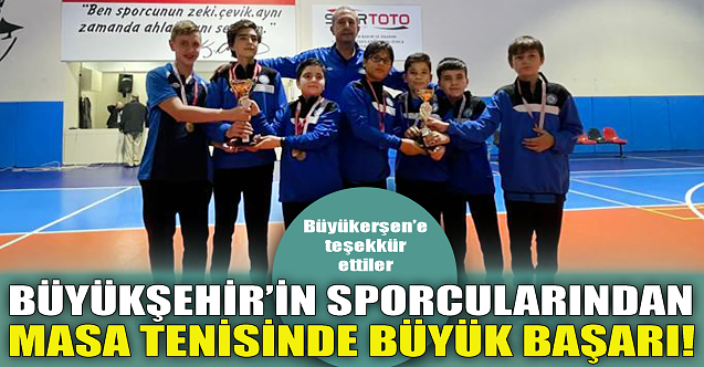 Büyükşehir'in sporcularından büyük başarı!