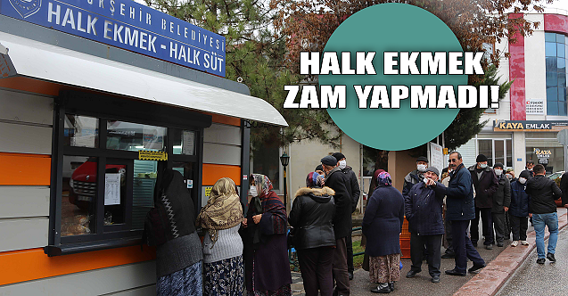 Eskişehir'de ekmeğe zam geldi ama Halk Ekmek zam yapmadı!