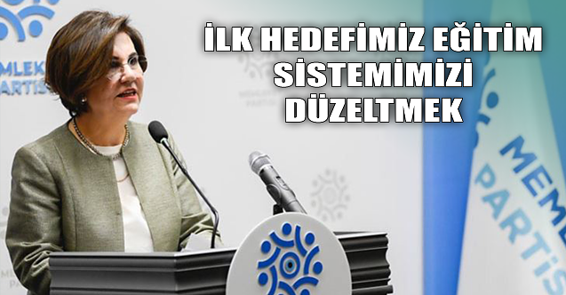 Gaye Usluer: İlk hedefimiz eğitim sistemimizi düzeltmek
