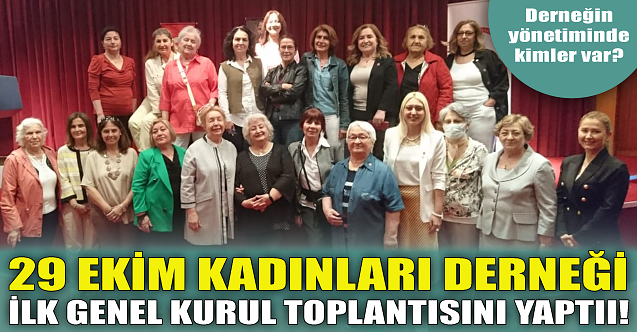 Eskişehir'de 29 Ekim Kadınları Derneği'nin başkanı kim oldu?