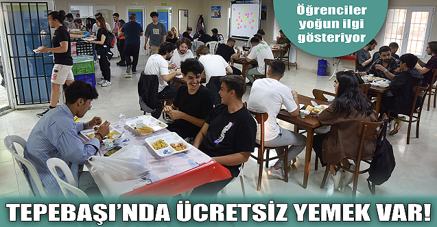 Tepebaşı'nda ücretsiz yemek var!