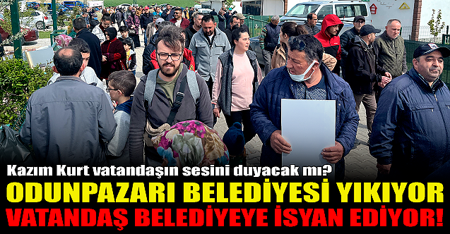 Vatandaştan Odunpazarı Belediyesi'ne yıkım isyanı!