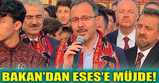 Bakan'dan Eskişehirspor'a müjde: Altyapıyı güçlendireceğiz!