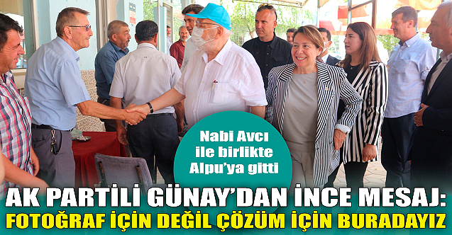 Emine Nur Günay'dan ince mesaj: Bizler fotoğraf vermek için değil çözüm için buradayız!