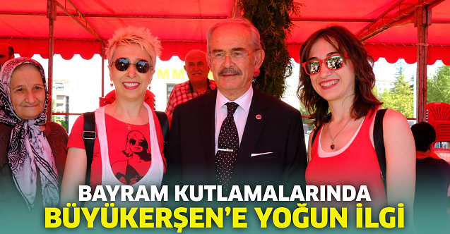 Bayram kutlamalarında Büyükerşen'e yoğun ilgi