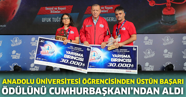 Anadolu Üniversitesi öğrencisinden üstün başarı