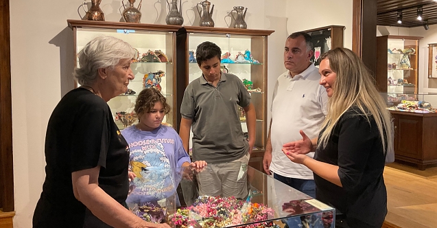 Çankaya Belediyesi İmren Erşen Oya Müzesi'ne hayran kaldı
