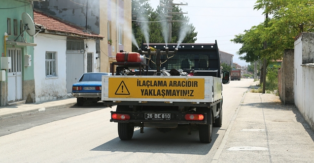 Odunpazarı, ilaçlama çalışmalarını sürdürüyor