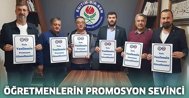 Öğretmenlerin promosyon sevinci!