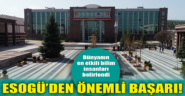 ESOGÜ akademisyenlerinden dikkat çeken başarı