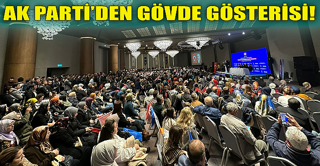 AK Parti'den Eskişehir'de gövde gösterisi!