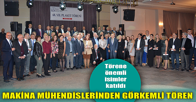 Eskişehir'de makine mühendislerinden görkemli tören!