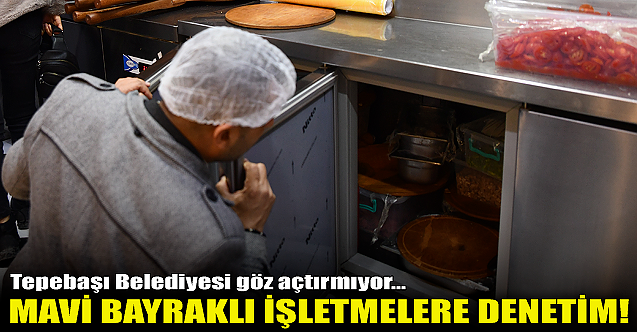 Eskişehir'de mavi bayraklı işletmelere denetim!