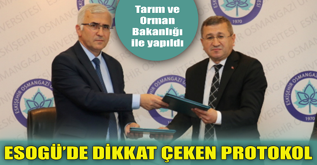 ESOGÜ'de dikkat çeken protokol!