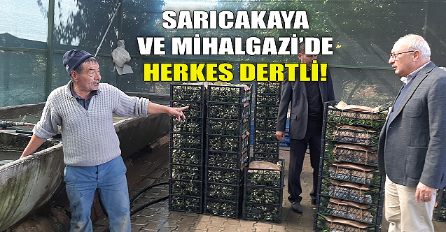 Sarıcakaya ve Mihalgazi'de herkes dertli!