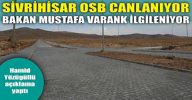 Sivrihisar OSB canlanacak! Bakan Mustafa Varank ilgileniyor