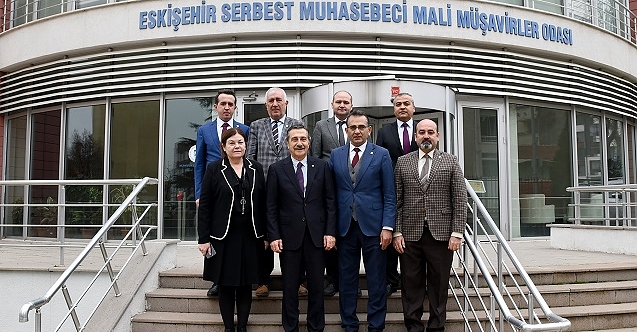 Başkan Ataç muhasebeciler ile görüştü