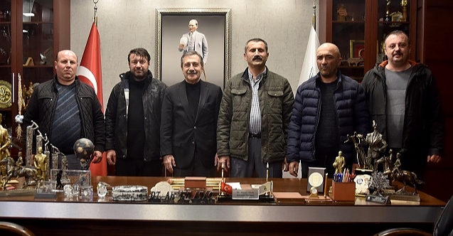 Üreticilerden Başkan Ahmet Ataç’a ziyaret