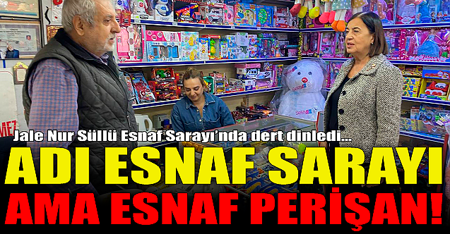 Adı Esnaf Sarayı ama esnaf perişan!