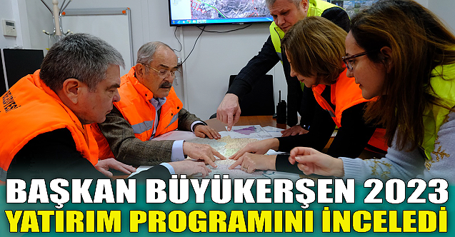 Başkan Büyükerşen yatırım programını inceledi