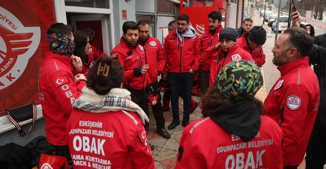 OBAK ekibinden deprem çalışması