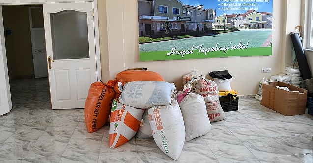 Tepebaşı’ndan deprem bölgesindeki çiftçilere yem desteği
