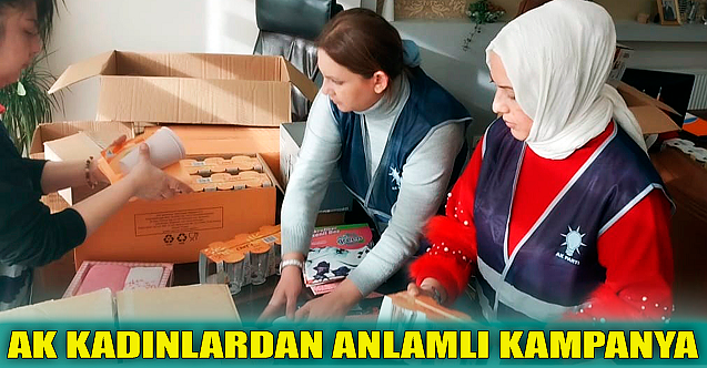 AK Partili kadınlardan anlamlı kampanya