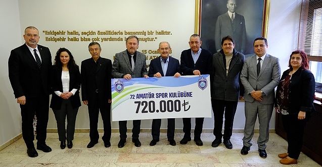 Büyükşehir'den amatör spora 720 bin TL destek