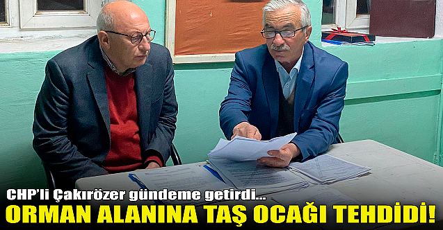 Eskişehir'de orman alanına taş ocağı yapacaklar!