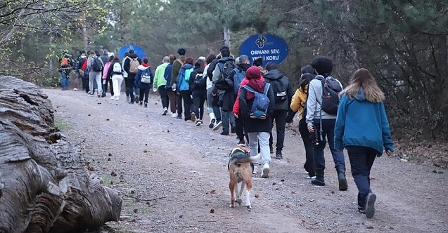 Eskişehir Kent Ormanı'nda gece yürüyüşü