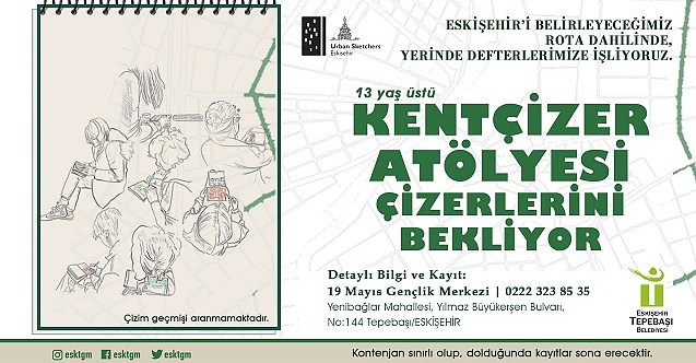Kentçizer atölyesi çizerlerini bekliyor