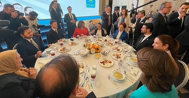 Melih Aydın İYİ Parti lideri ile aynı masada!